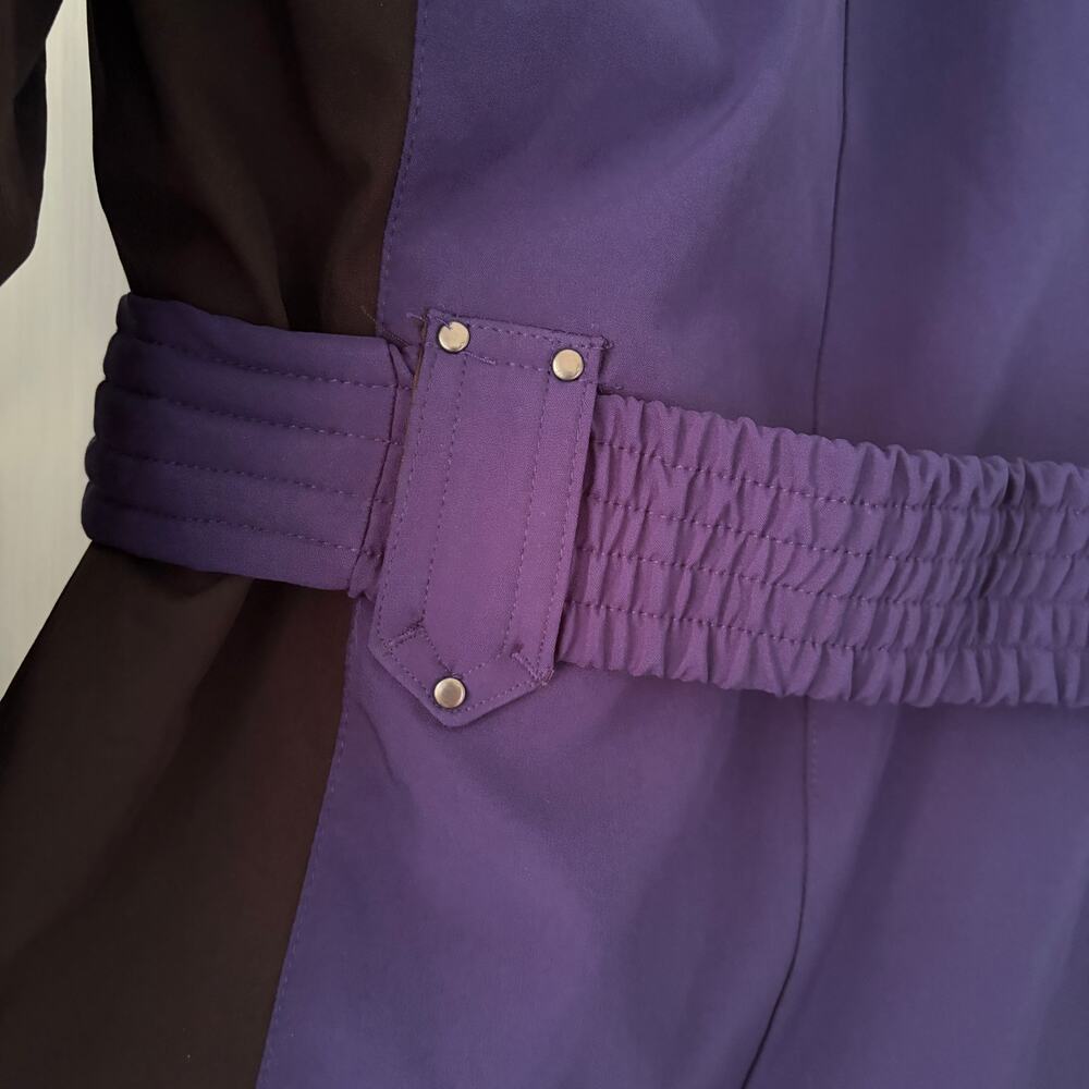 ZeroXposur Coat Size Medium Purple Hooded. NWT Belted - Picture 9 of 13